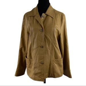 ❤️GOLDEN BEAR VINTAGE BOHO LEATHER JACKET ~ S